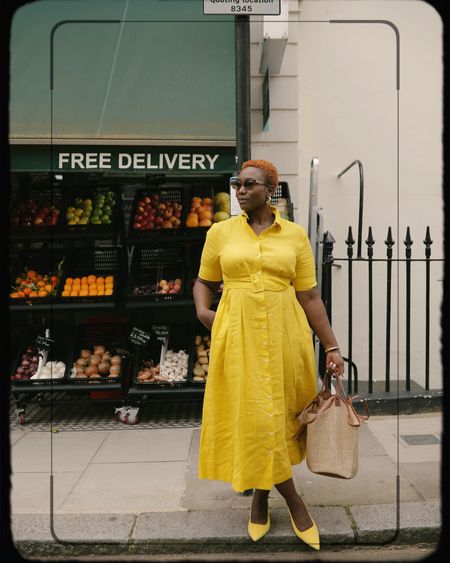 "Bringing sunshine to the city streets in my yellow dress ☀️ #summerinthecity"

I am wearing a size 16 fits true to size .


#CurvyStyle #CurvyFashion #CurvesInFashion #CurvyAndConfident #CurvyChic #CurvyWomenFashion

Outfit detail dress and shoes @boden_clothing 
Bag @shopmatalan 
Glasses @oliverbonas




#LTKOver40 #LTKMidsize #LTKPlusSize