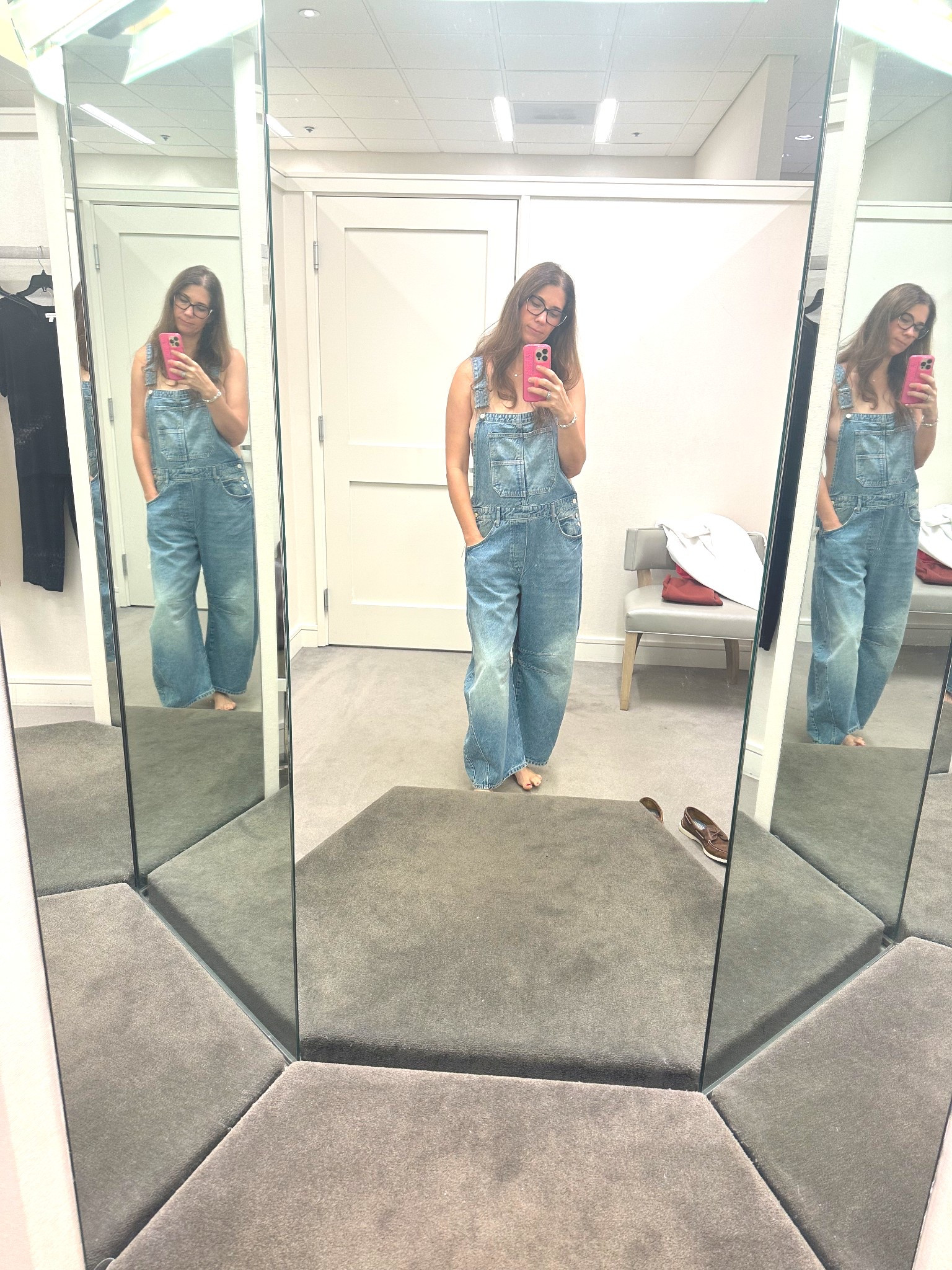 Giving the barrel trend a go. I love free people overalls and have multiple pairs of the ziggy - both short and long. This style is a thicker denim so not as soft but I love them. Linking the ziggy too in case the barrel leg isn’t your thing

#LTKOver40 #LTKStyleTip