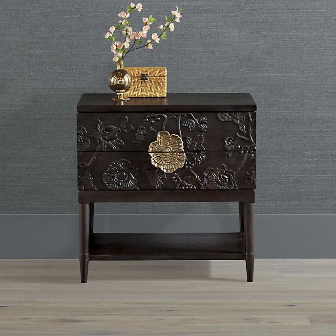 Miri Hand Carved Nightstand | Frontgate