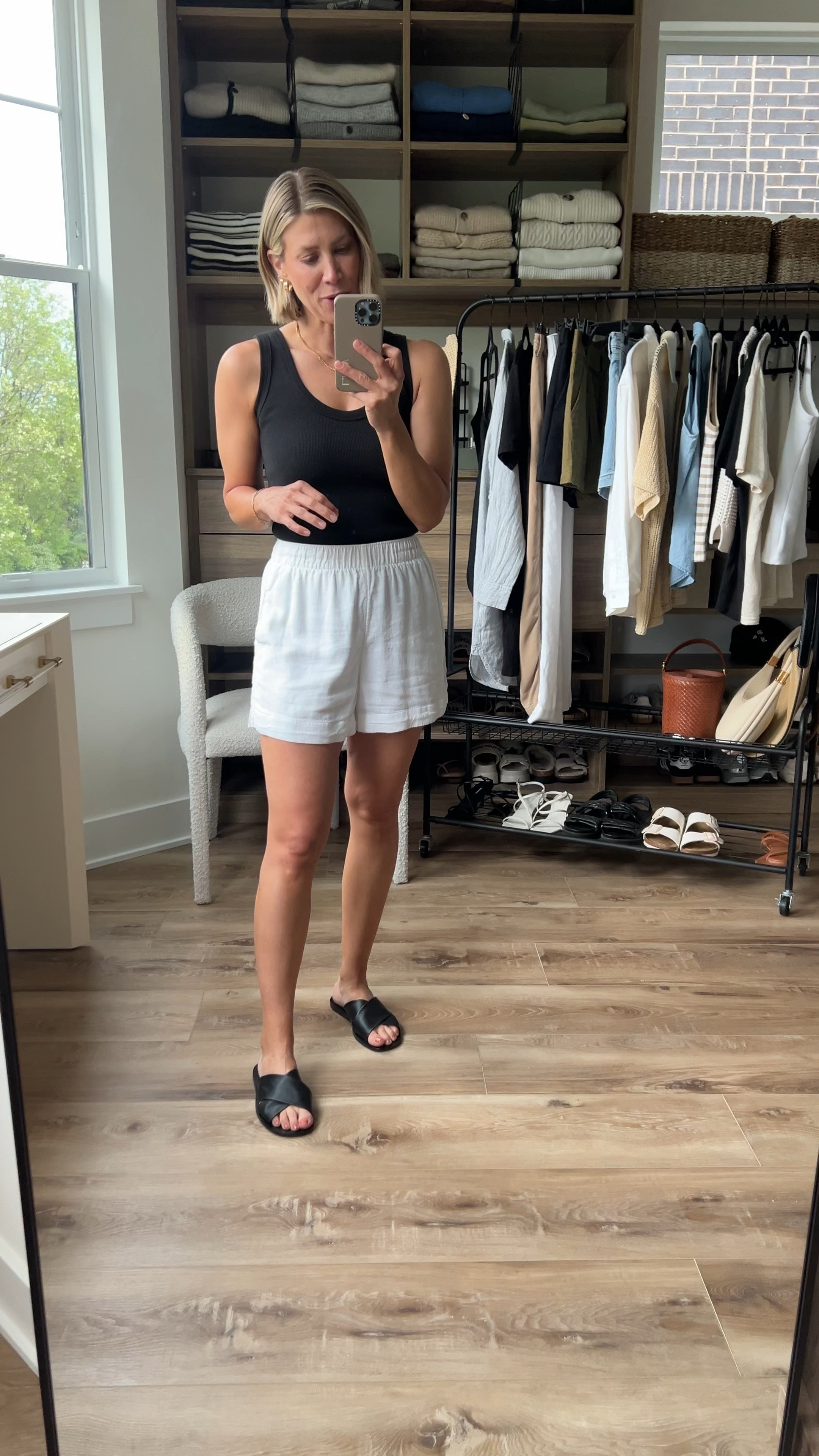 Wearing XS linen shorts

#LTKfindsunder50 #LTKstyletip #LTKfindsunder100