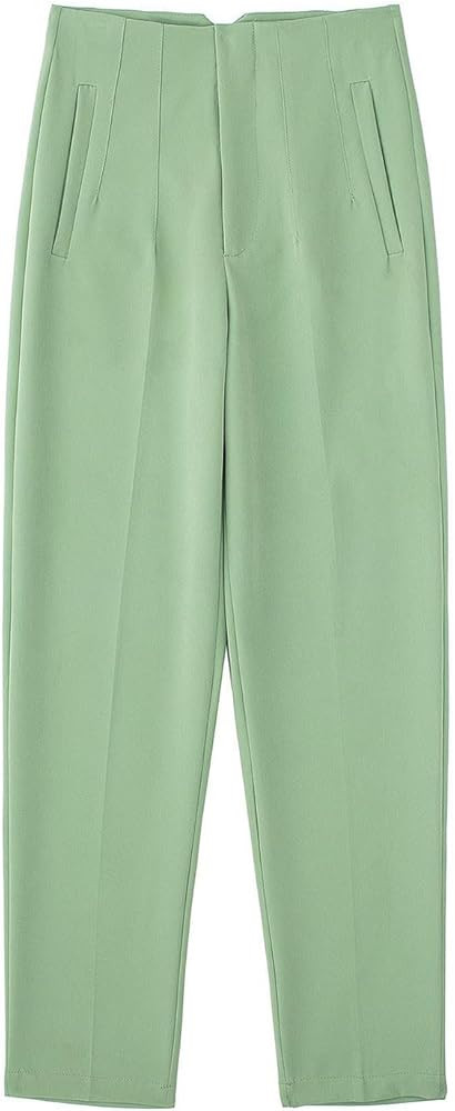 KCaHFO Women's Bootcut Dress Pants Business Casual Stretchy Work Pants with Pockets Pull On Regul... | Amazon (US)