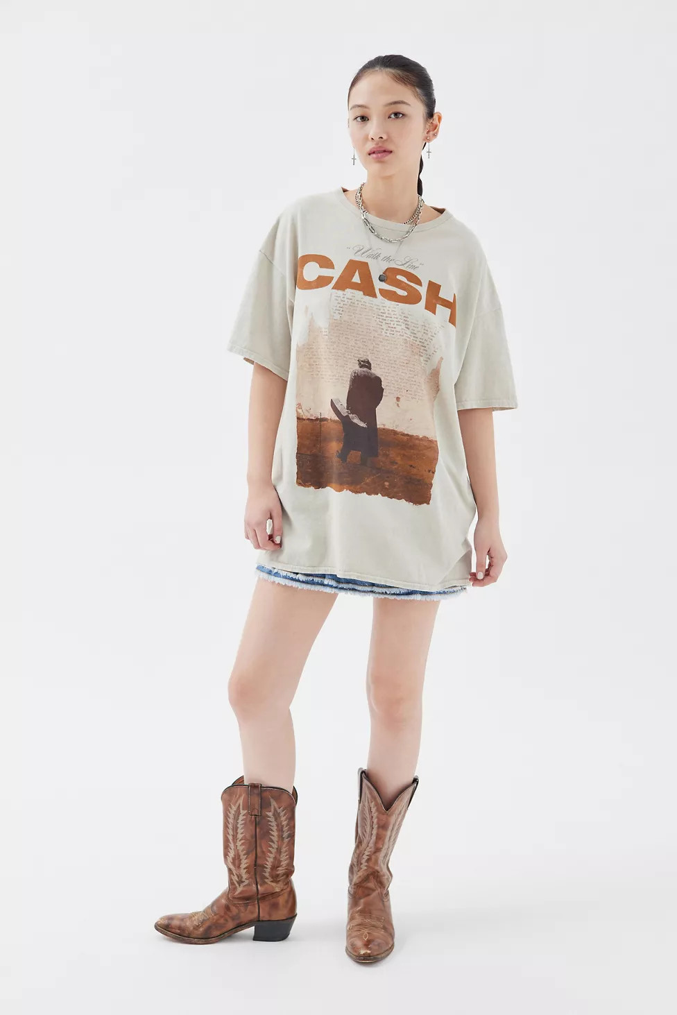 Johnny Cash T-Shirt Dress | Urban Outfitters (US and RoW)