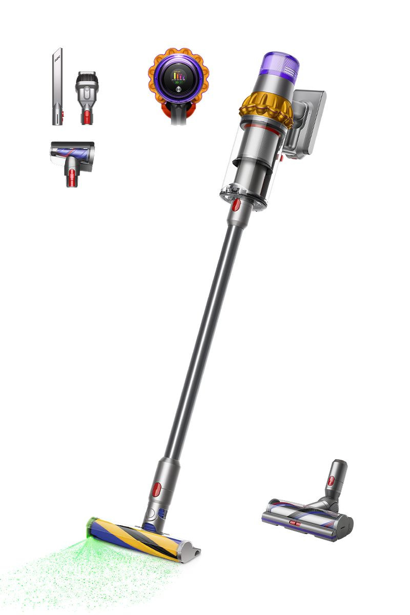 V15 Detect™ cordless vacuum (Yellow/Iron) | Dyson Canada | Dyson Canada