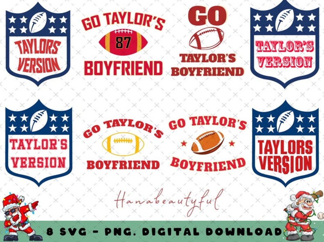 Go Taylor's Boyfriend PNG, SVG Bundle 8 Designs, Taylor Version SVG, Swift Fan Gift, Go Taylor's ... | Etsy (US)