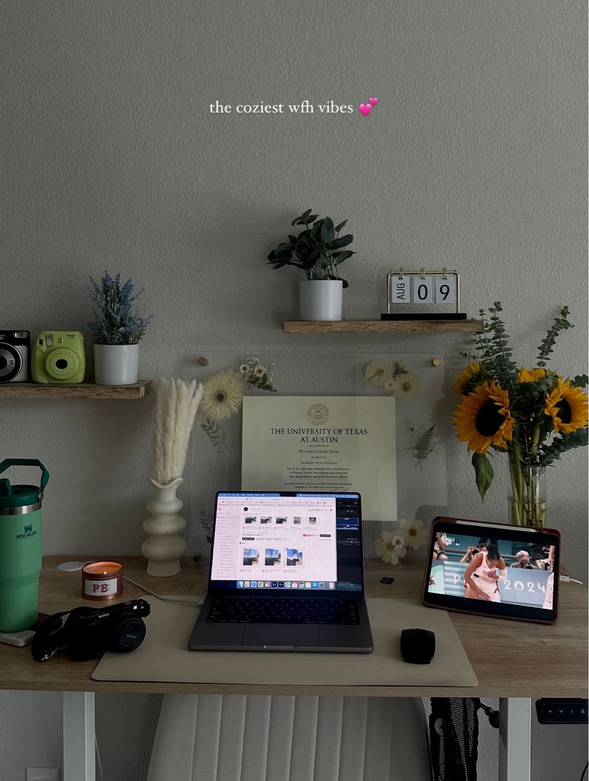 work from home / home office setup 