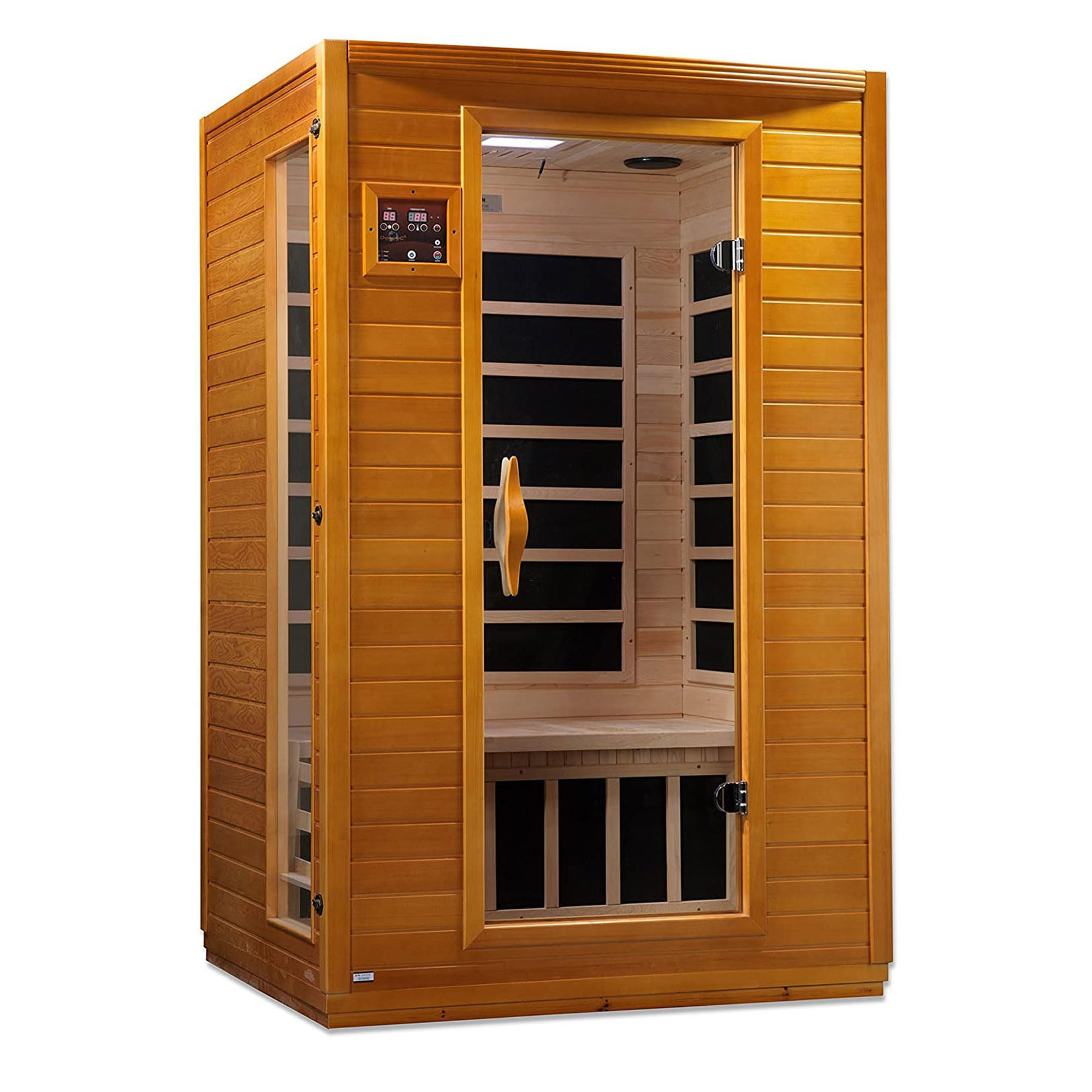 DYNAMIC SAUNAS Andora 2-Person Low EMF FAR Infrared Sauna with Red Light & Bluetooth Speakers | P... | Amazon (US)