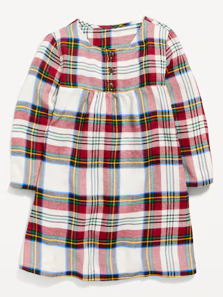 Flannel Nightgown for Toddler Girls | Old Navy (US)