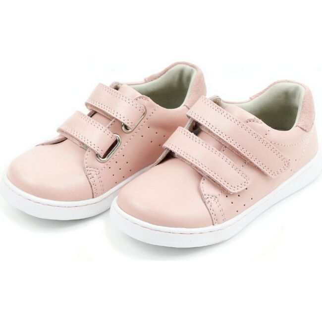 Kenzie Double Velcro Sneaker, Pink | Maisonette