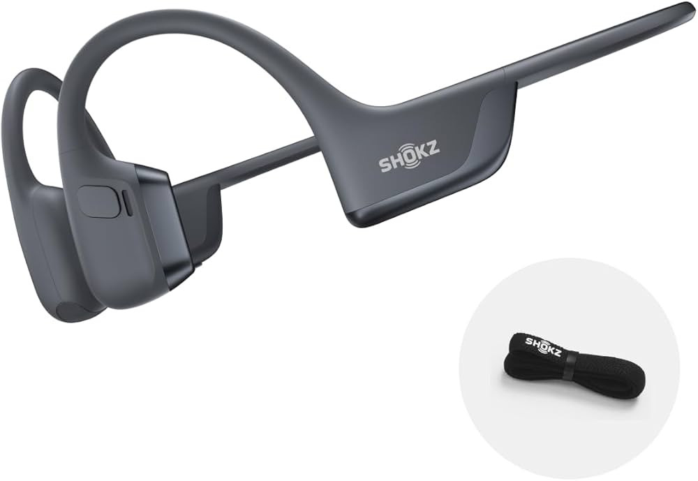 SHOKZ New OpenRun Pro 2 - Open-Ear, Bone Conduction Sport Headphones - with Headband - Sweat Resi... | Amazon (US)