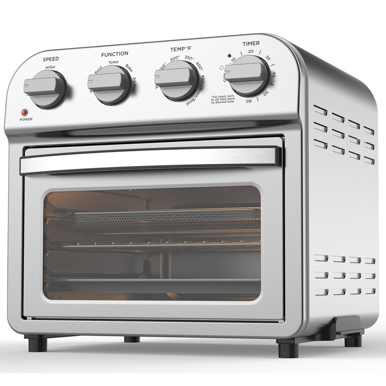 Geek Chef Air Fryer Toaster Oven, 4 Slice 10.6 QT Convection Airfryer Countertop Oven, Roast, Bak... | Walmart (US)