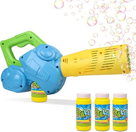 Duckura Bubble Leaf Blower for Toddlers, Kids Bubble Blower Machine with 3 Bubble Solutions, Summ... | Amazon (US)