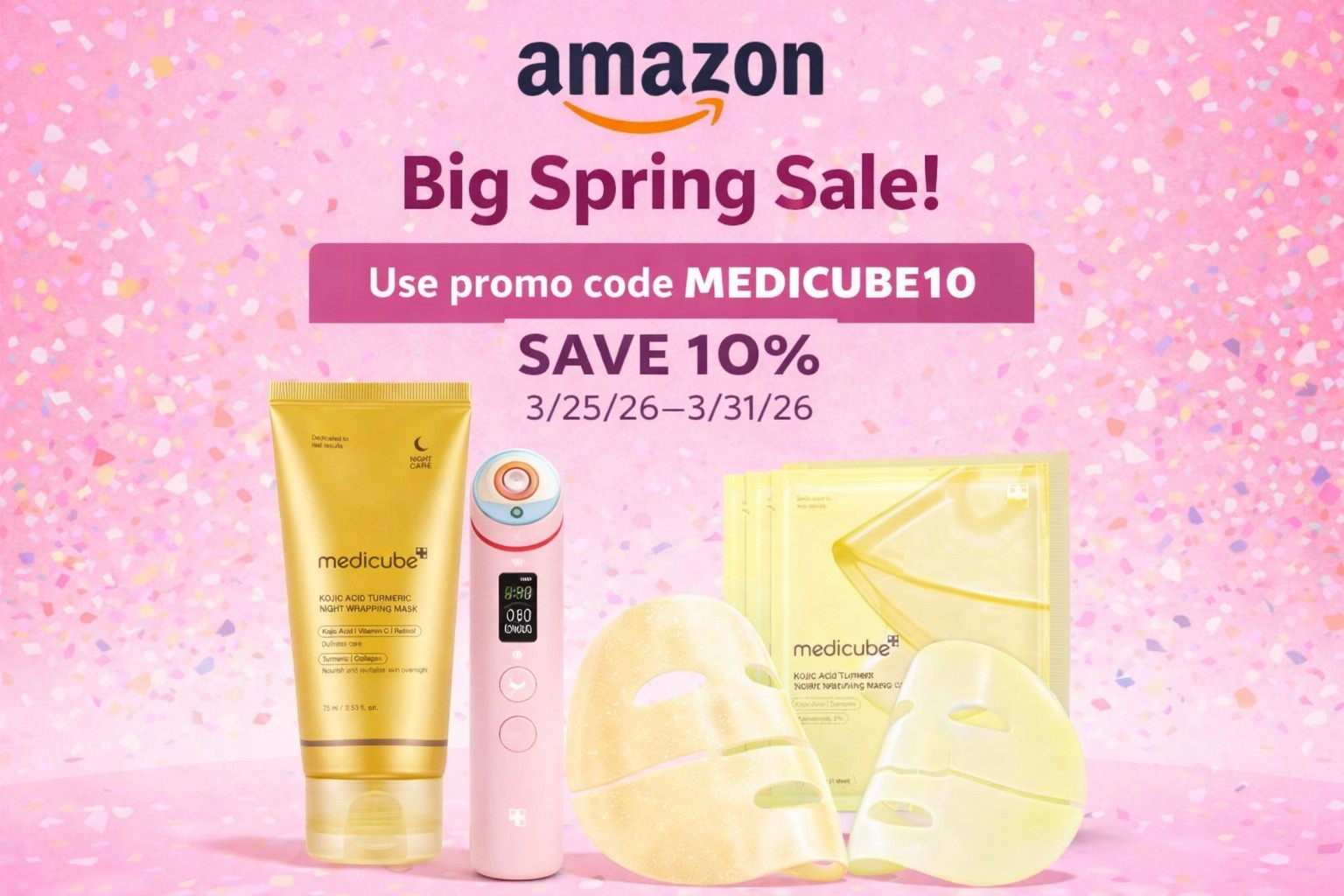 Glow season is here ✨ I just found the BEST Amazon skincare deals and they’re even better with this extra discount!

Use code MEDICUBE10 to save an extra 10% on top of sale prices 🤍
These are my go-to for brighter, smoother, glass skin ✨

🗓 Valid: 3/25–3/31
⚡ Limited codes — don’t wait!

#amazonfinds #amazondeals #ltkbeauty #ltkunder50 #springbeauty #glassskin #koreanskincare #skincareroutine #beautydeals #amazonmusthaves #affordablebeauty #medicube #glowingskin #beautyhacks #skincarefavorites

#LTKselfcare #LTKBeauty #LTKSaleAlert