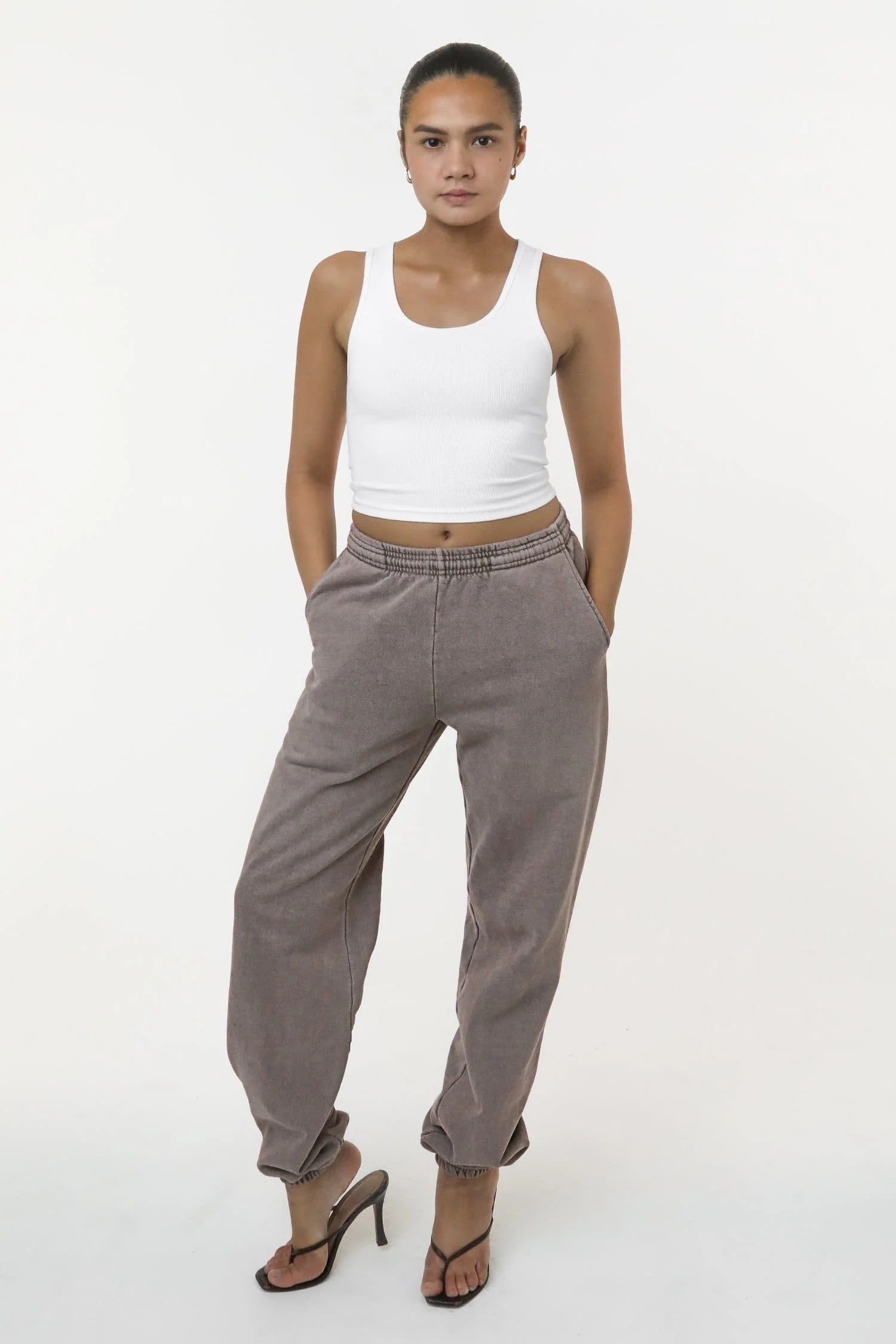 HF04GD Unisex - Pigment Dye Heavy Fleece Sweatpant | Los Angeles Apparel