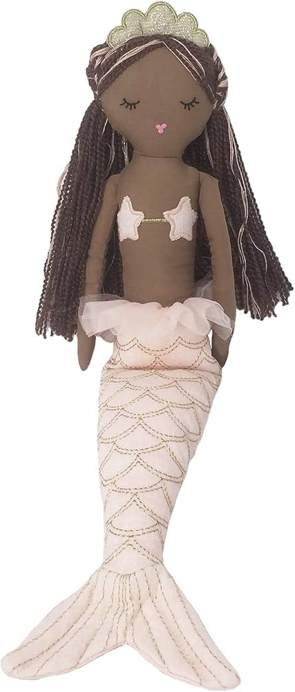 MON AMI Macie The Mermaid Doll – 18”, Plush Mermaid Gifts for Girls, Use as Toy or Nursery Ro... | Amazon (US)