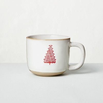 Red Tree Imprinted Stoneware Mug - Hearth & Hand™ with Magnolia | Target