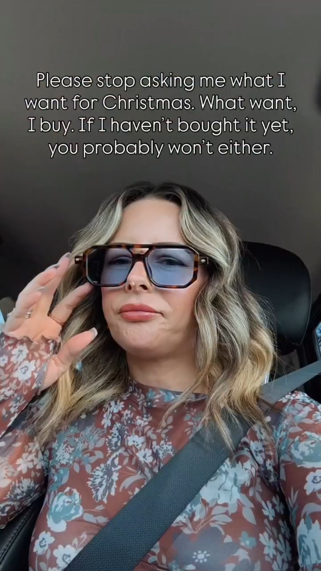 Bc I draw a BLANK everytime someone asks me 😏

#swflblogger #holidayhumor #wifehumor #momlife #funny #momstyle #momhumor #ltkfamily