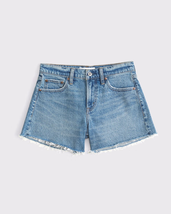 Mid Rise A-Line Short | Abercrombie & Fitch (US)