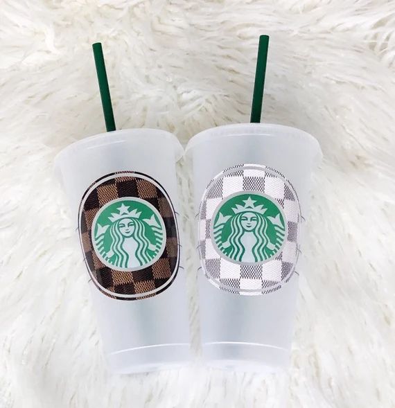 Personalized Starbucks Cold Cup Tumblers  Reusable Venti Cup | Etsy | Etsy (US)