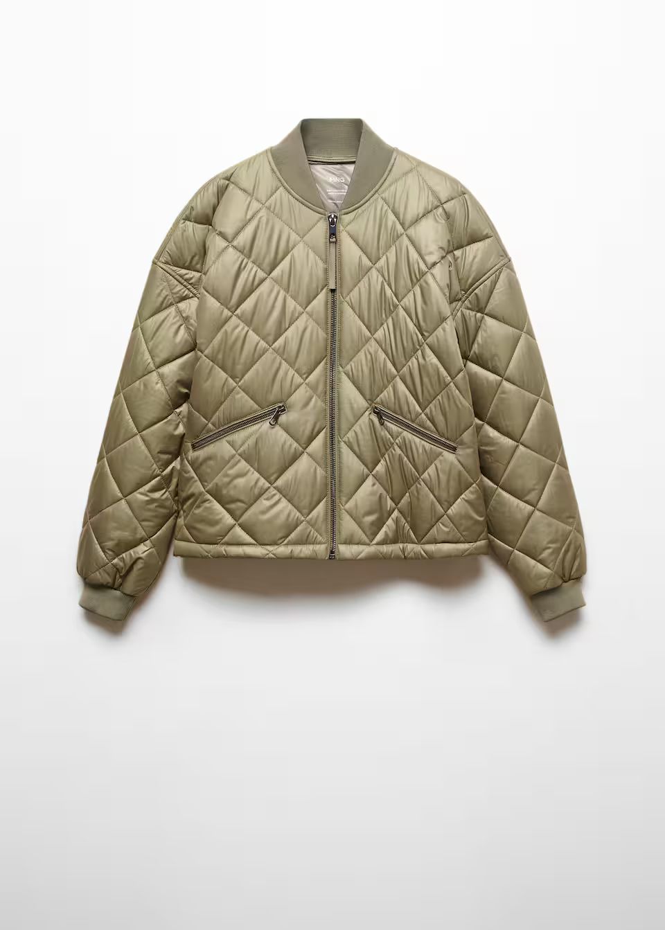 Quilted waterproof bomber jacket | MANGO (US)