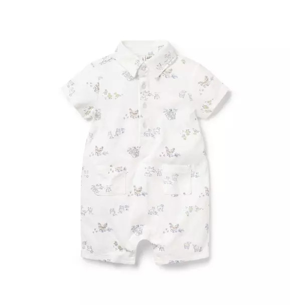Baby Farm Animal Romper | Janie and Jack