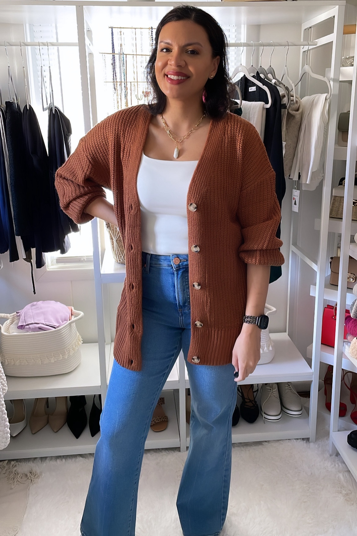 Today’s OOTD with an Amazon Knit cardigan, wearing size M

#LTKmidsize #LTKstyletip #LTKfindsunder50