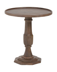24in Wynter Solid Wood Round Table | TJ Maxx