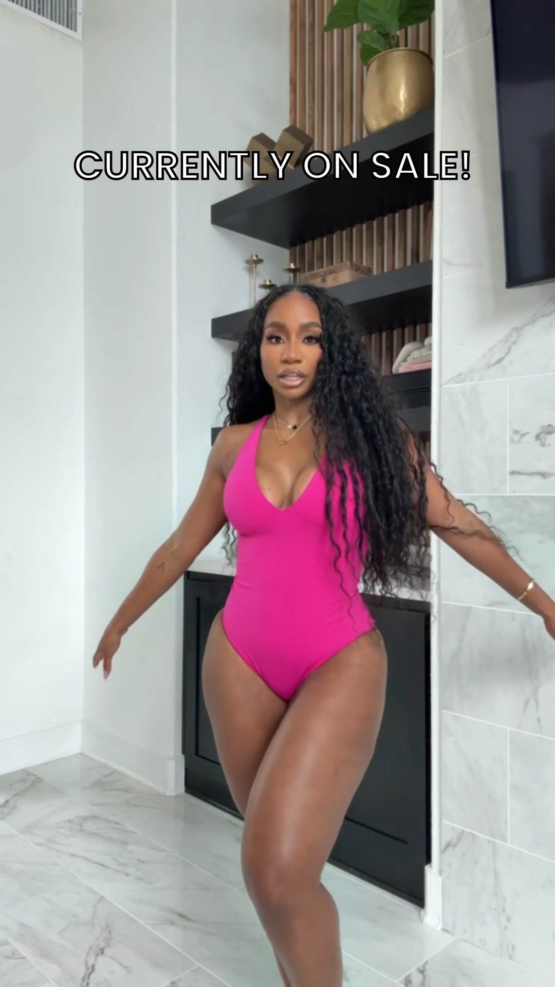 waist snatching bathing suit currently on sale! Pair with your summer outfits!

#LTKSwim #LTKSaleAlert #LTKMidsize