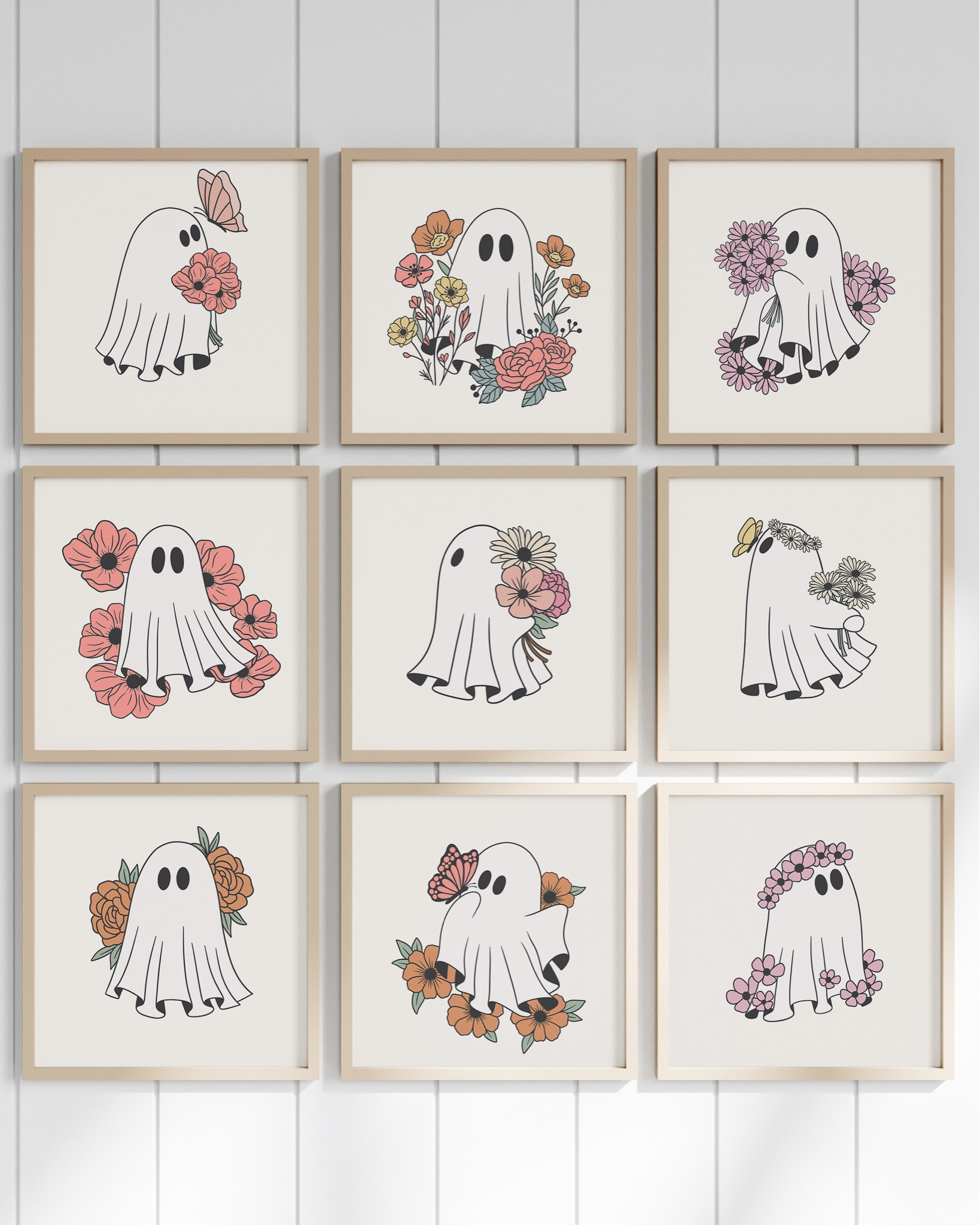 Kids Halloween Art Printable Set of 9, Cute Ghosts with Flowers, Spooky Nursery Wall Art, Fall Art Decor, Printable Halloween Art for Kids 
50% off

#LTKKids #LTKSeasonal #LTKHome