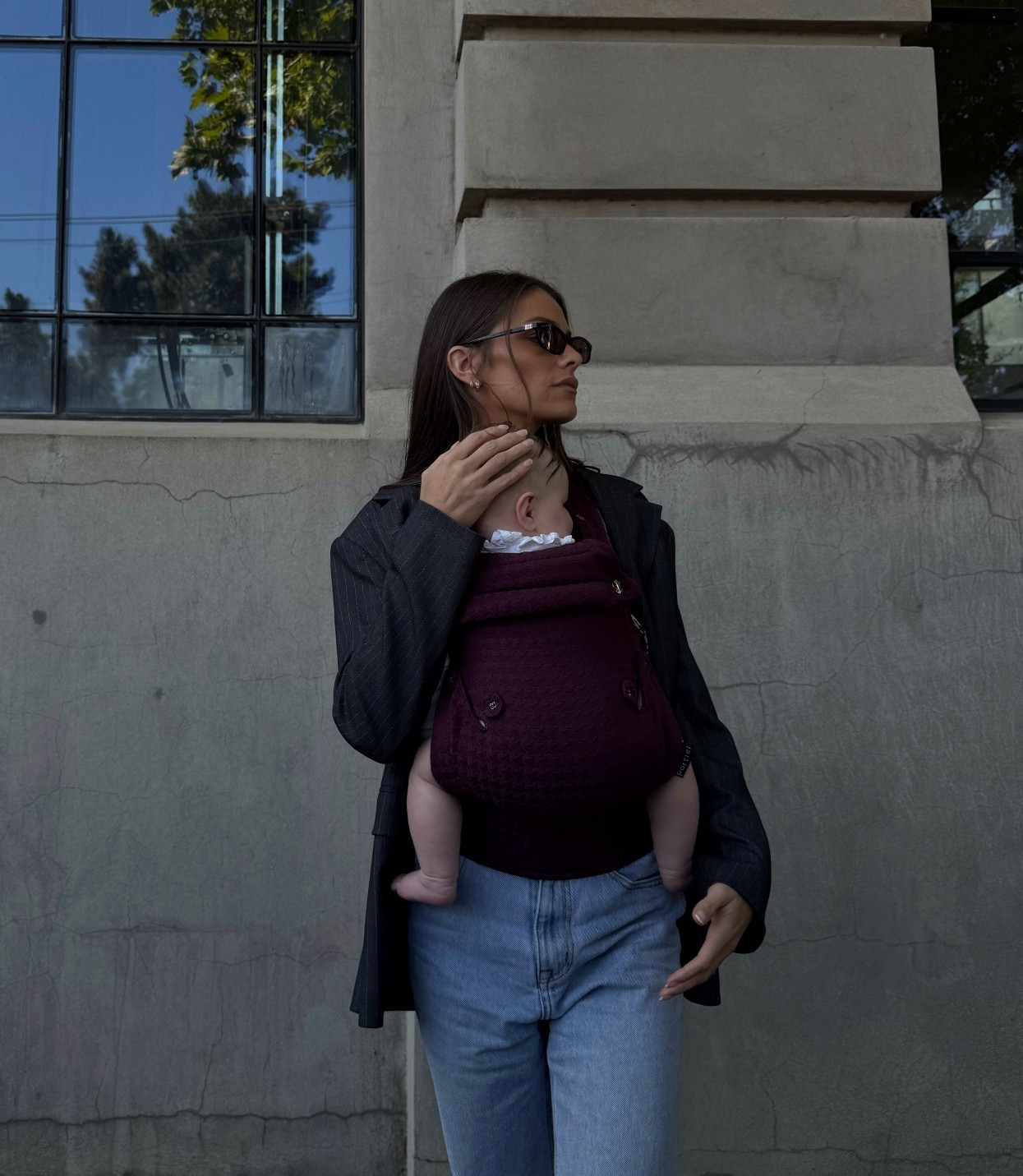 Jeans are decjuba from last year
New favourite carrier colour 🍒

#LTKaustralia #LTKbaby #LTKmaternity