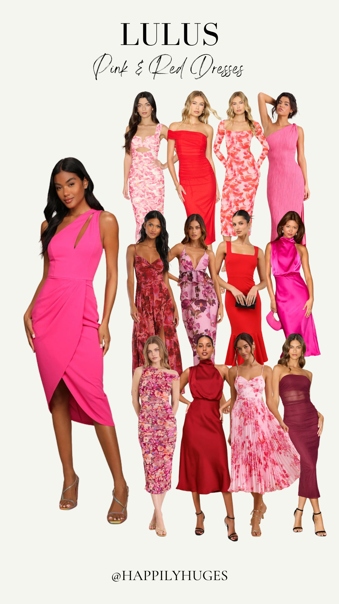 Turn heads in pink and red dresses from Lulus. Find your perfect look today. 

 #LTKootd #LTKMidsize #LTKPetite