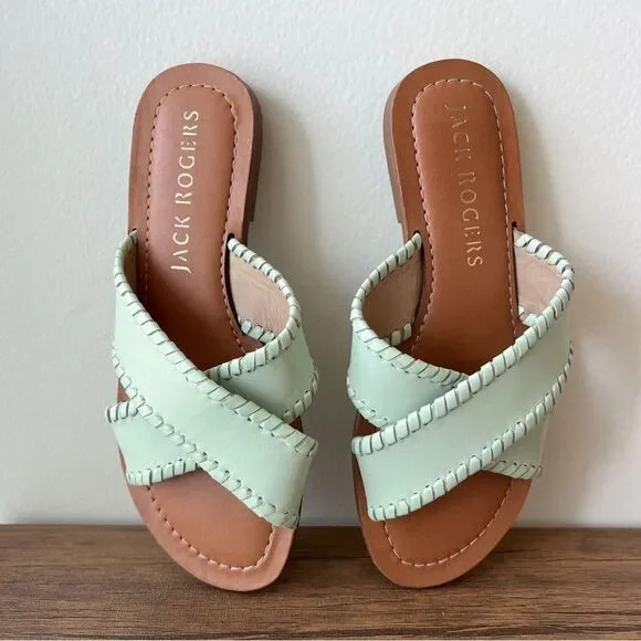 Jack Rogers Sloan X Band Mint Sandals | Womens 5.5 | Poshmark