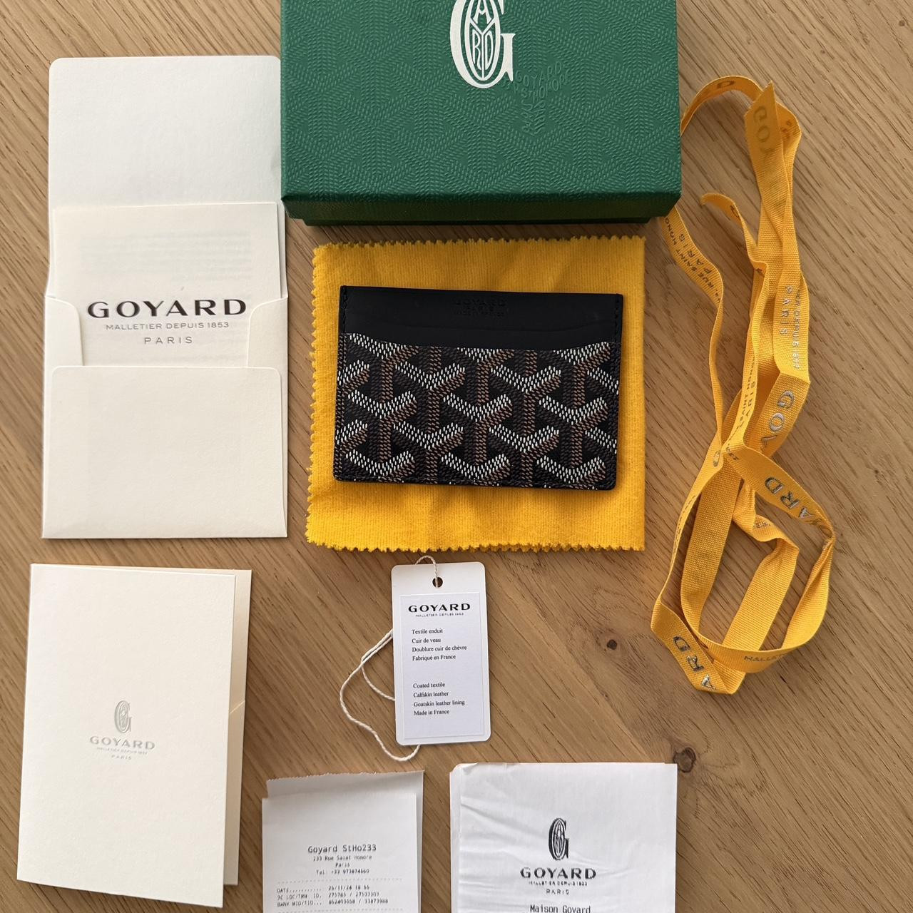 Goyard Men's Cardholders - Silver/Black | Depop US