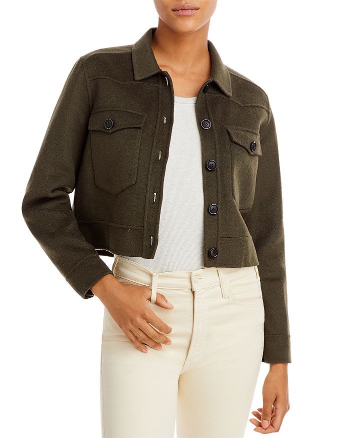 Easton Cropped Shirt Jacket | Bloomingdale's (US)