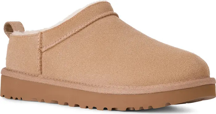 Classic Micro Genuine Shearling Lined Slip-On (Women) | Nordstrom