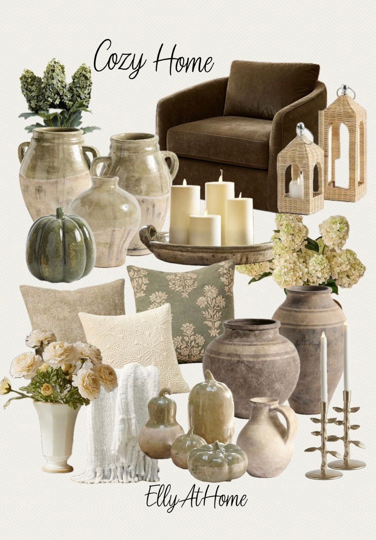Cozy home vibes at Pottery Barn! Shop glazed collection including new pumpkins, new neutral vases, florals, throw pillows, throw blankets, accent chairs on sale, candle holders, planters and more home decor accessories. 

#LTKHome #LTKFindsUnder50 #LTKStyleTip