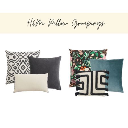 New H&M Pillow Combos We Lovee

#LTKhome #LTKstyletip #LTKMostLoved
