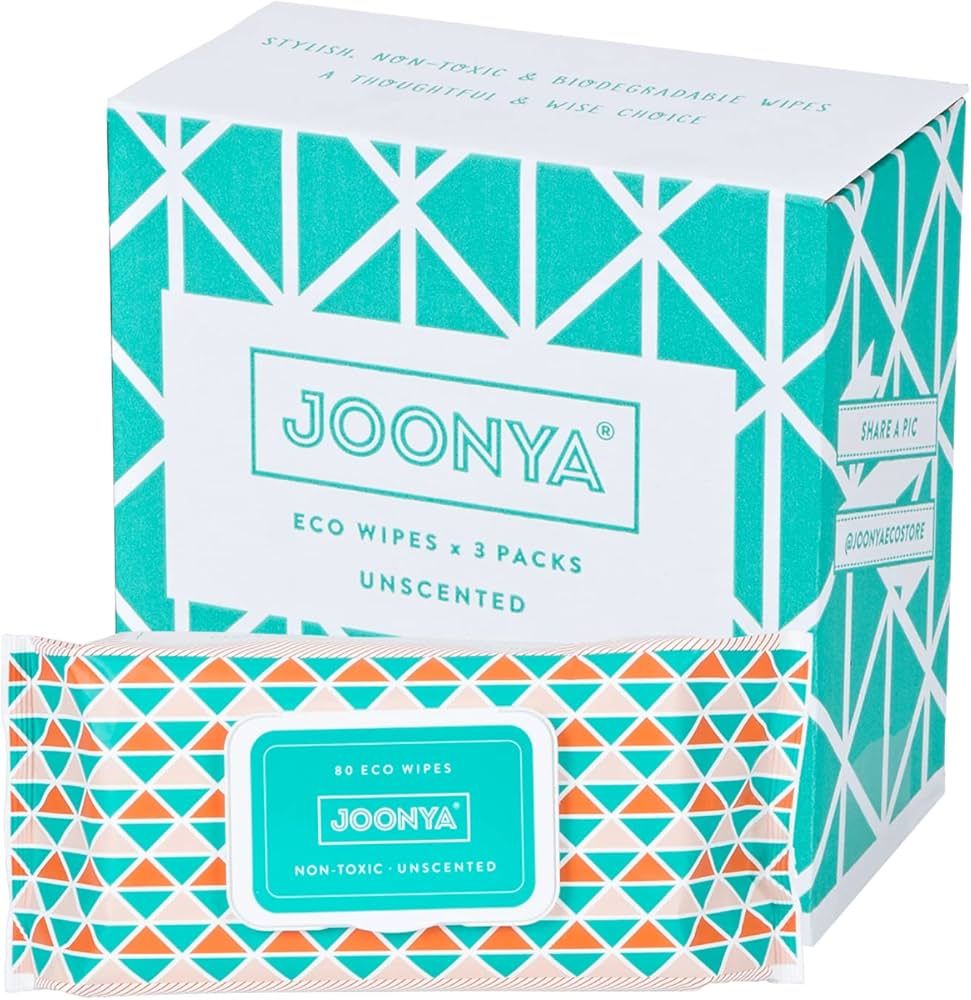 Joonya Baby Wipes - Non-Toxic, Earth-Friendly Baby Wipes for Calm, Healthy Skin - Fragrance Free ... | Amazon (US)