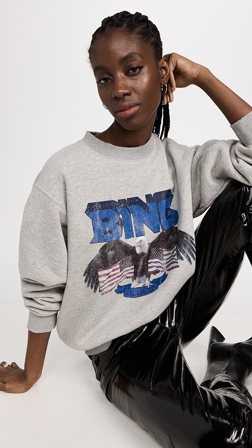 ANINE BING Vintage Bing Sweatshirt | SHOPBOP | Shopbop