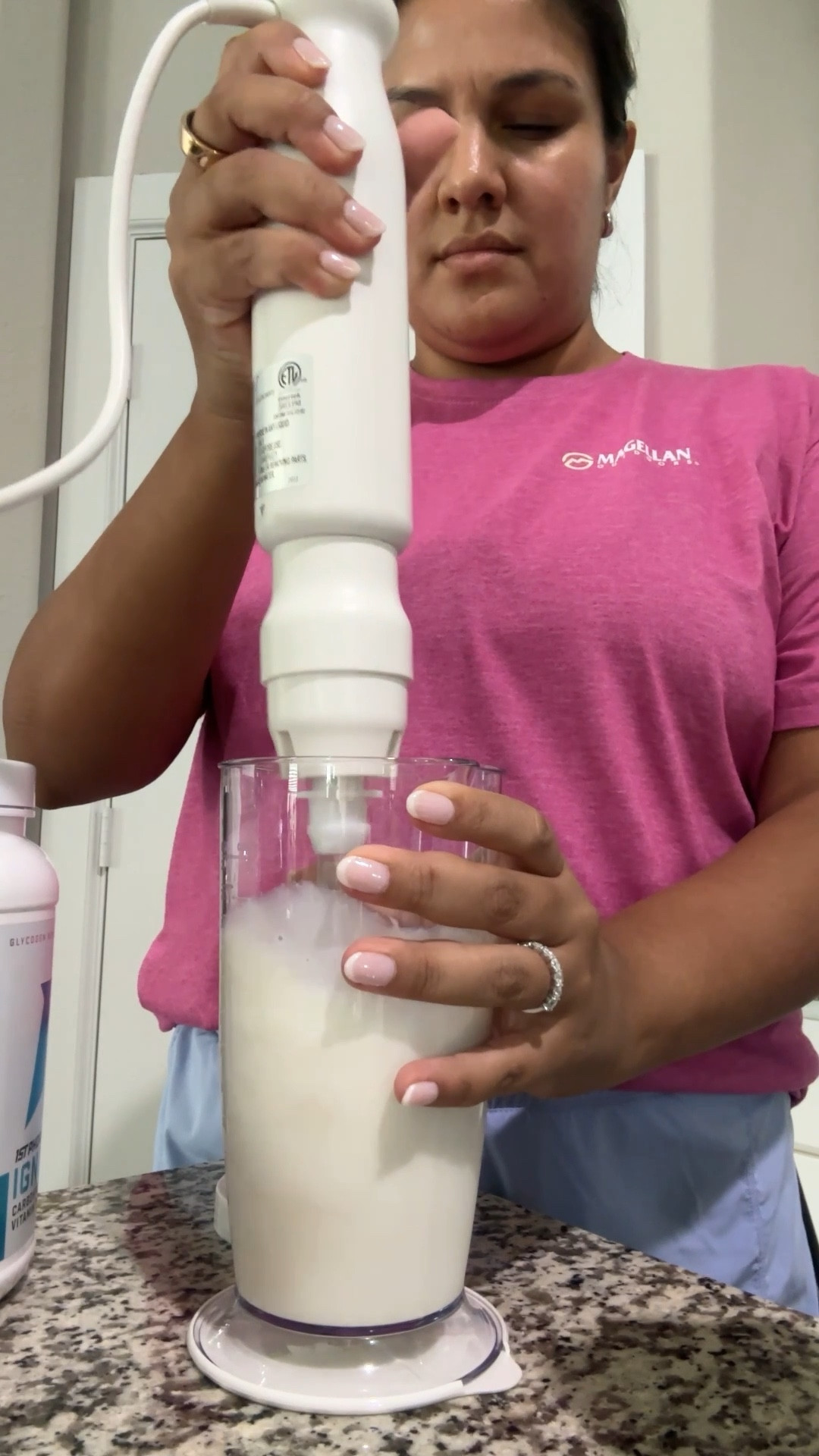 Immersion blender with whisk and processor attachment.

#LTKHome #LTKFamily #LTKFindsUnder50