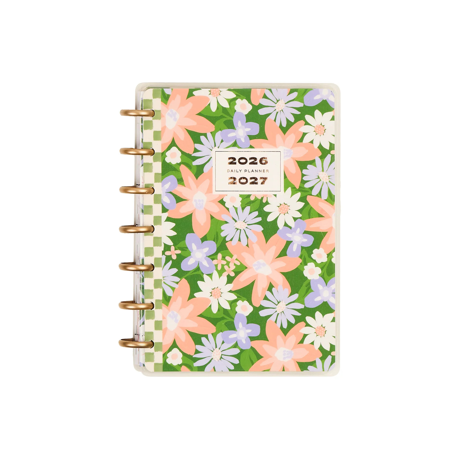 2026\u20132027 Blossom Bright Customizable Planner - Mini Dashboard Layout - 12 Months | Happy Planner