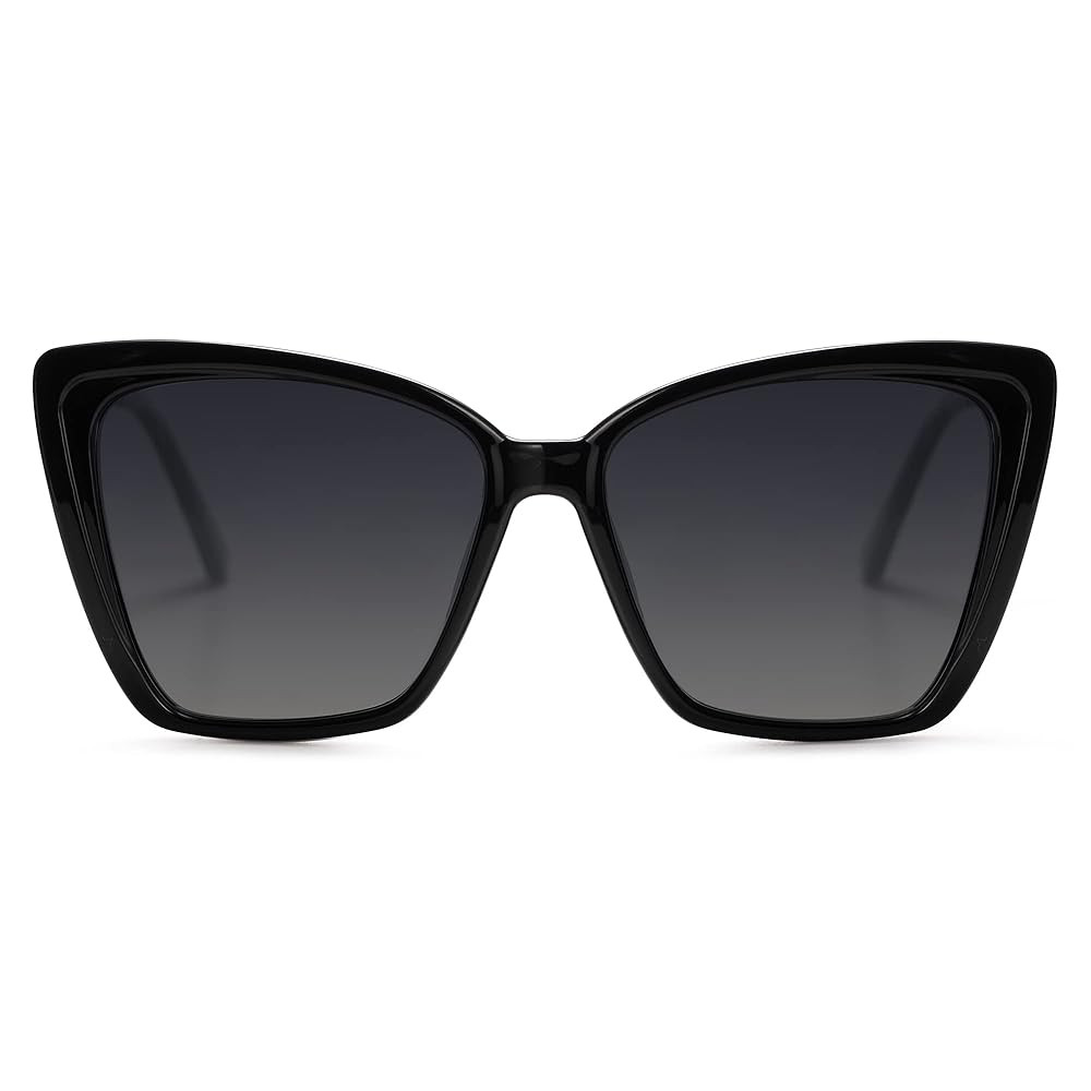 SOJOS Trendy Polarized Sunglasses For Women Retro Womens Oversized Square Cat Eye Sun Glasses UV ... | Amazon (US)