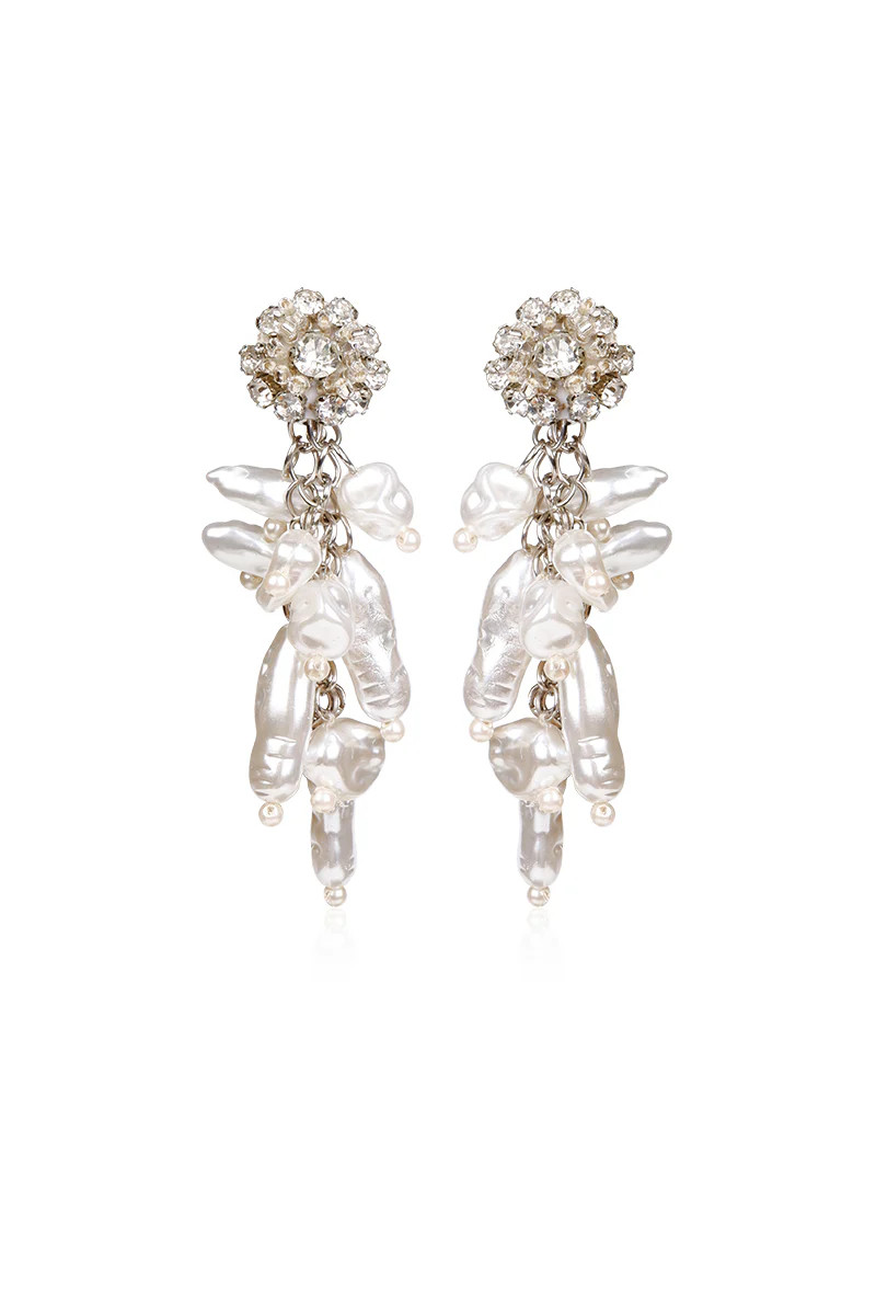 NEILLA WHITE EARRINGS | Aidan & Ice | CULT MIA | CULT MIA UK LTD