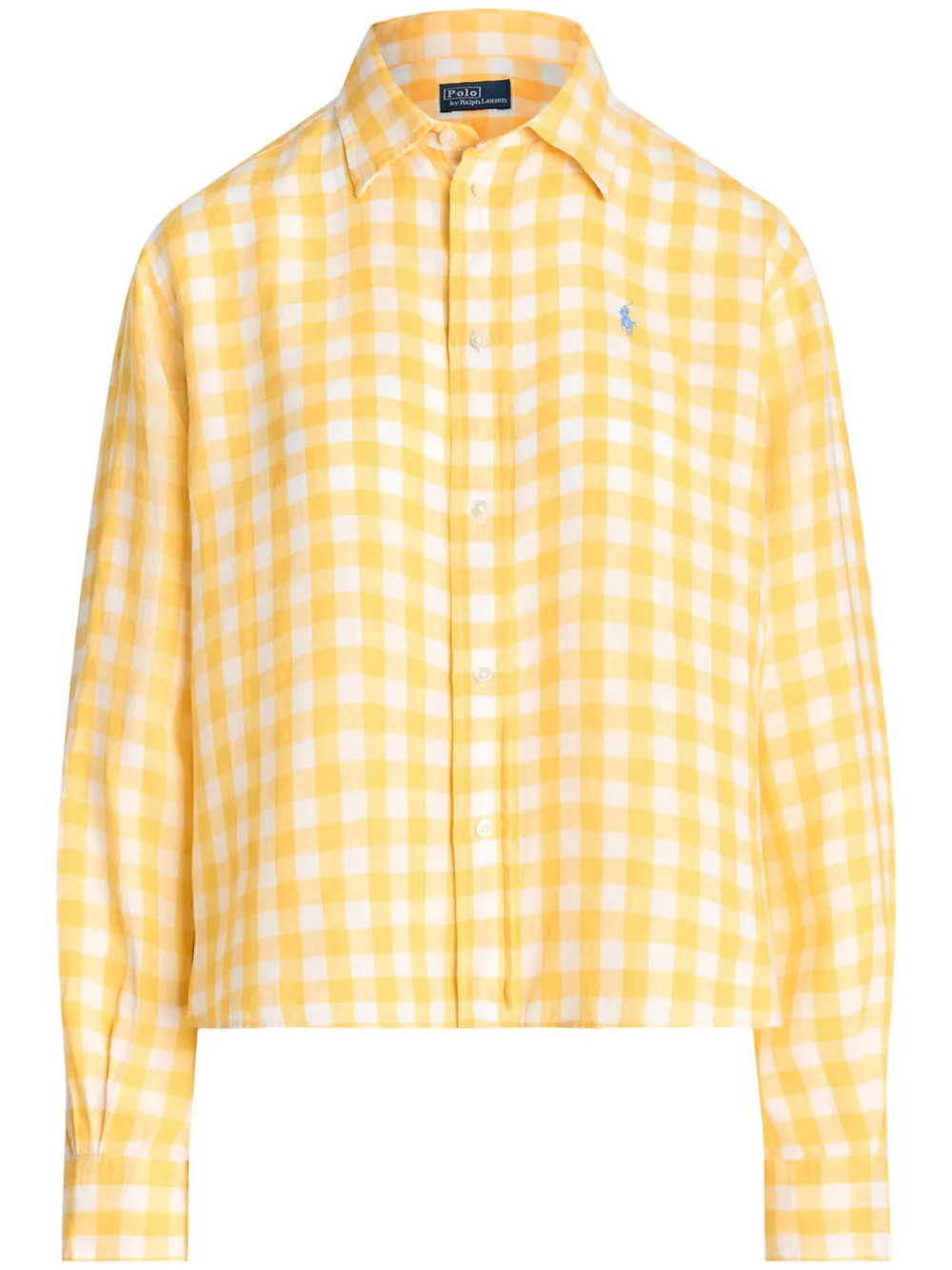 Polo Ralph Lauren Polo Pony Checked Linen Shirt - Farfetch | Farfetch Global