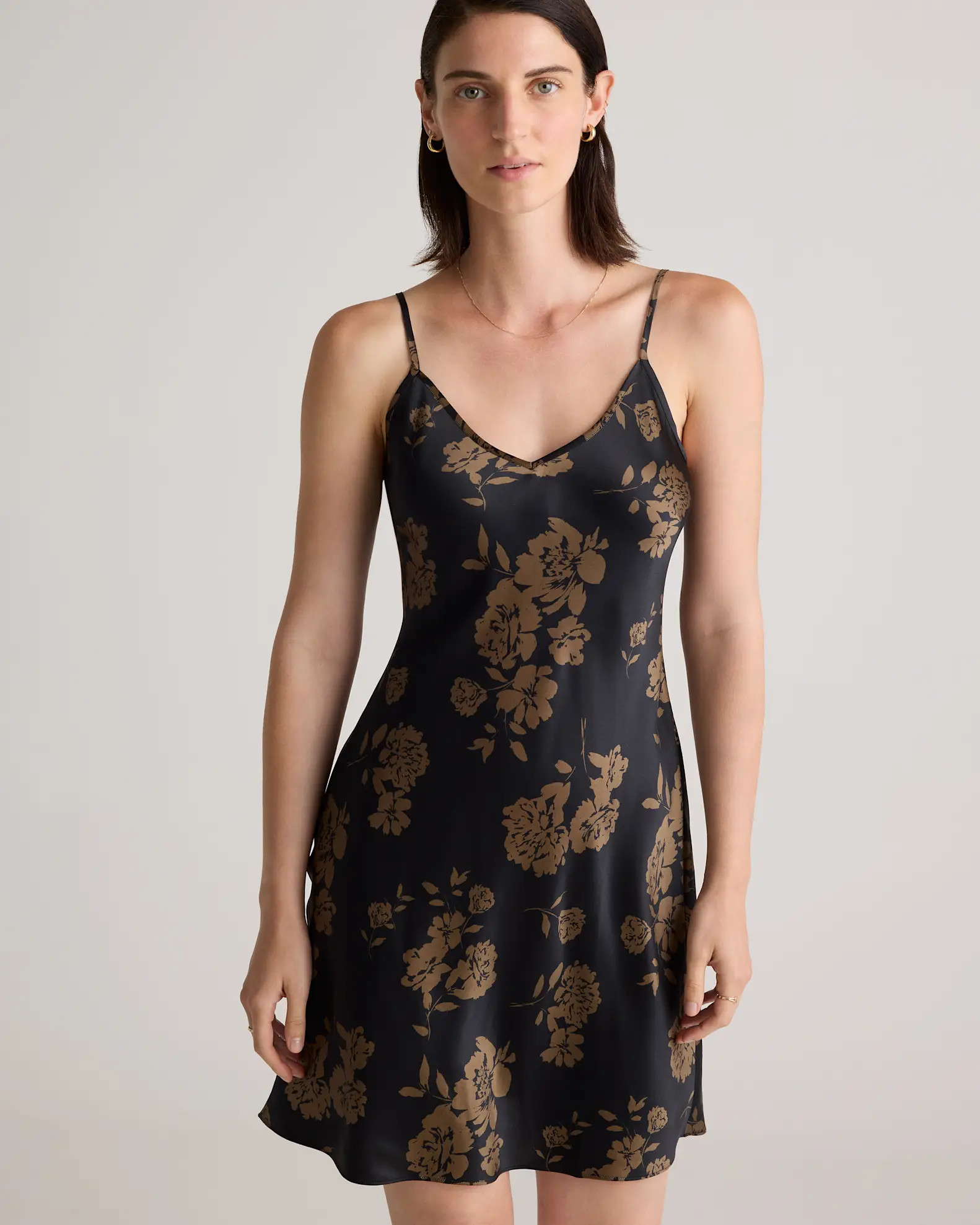 100% Washable Silk Mini Slip Dress | Quince