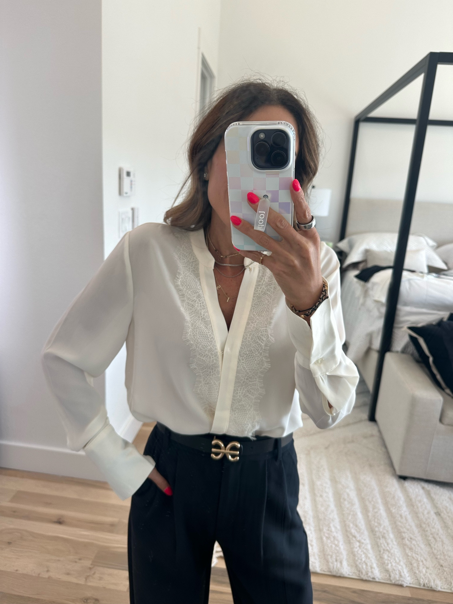 $19 cream lace blouse for the office great quality 

#LTKFindsUnder100 #LTKWorkwear #LTKFindsUnder50