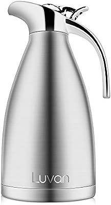 Luvan 68 oz 304 18/10 Food-grade Stainless Steel Thermal Carafe/Double Walled Vacuum Insulated Co... | Amazon (US)