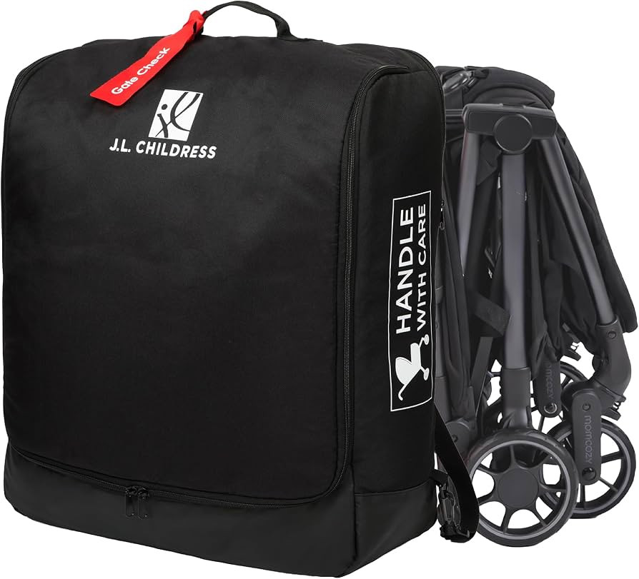 J.L. Childress Compact Stroller Travel Bag for Airplane - Padded, Black | Amazon (US)