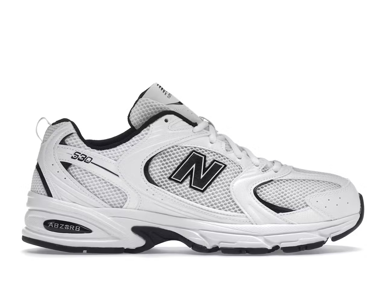 New Balance 530White Black Details | StockX