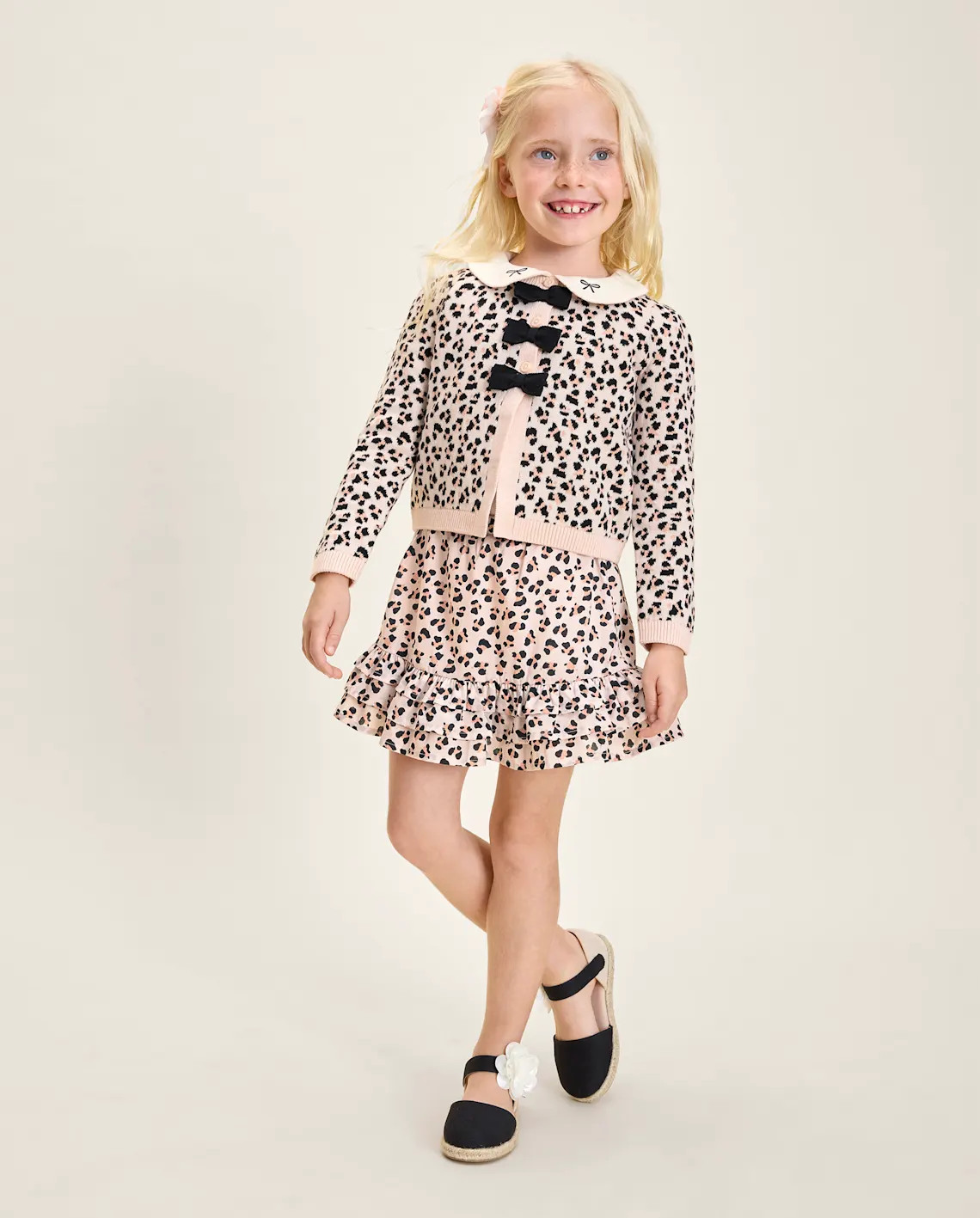 Girls Leopard Ruffle Skort - Petit Paris - ORANGE | Gymboree | Gymboree