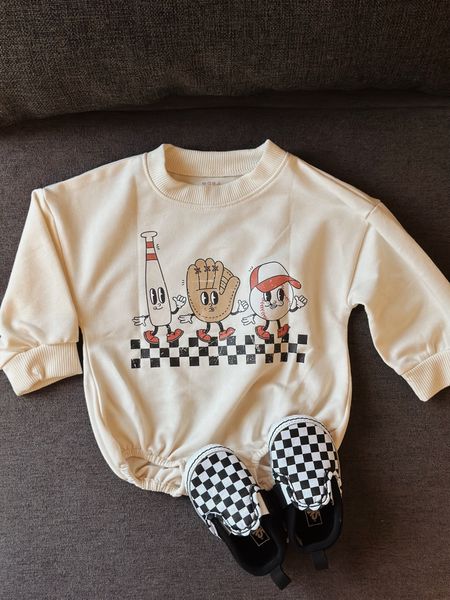 baby boy baseball outfit ⚾️ 

baby romper, baseball romper, baby boy summer, baby vans, baby shoes, baby style, baby boy outfit, 

#LTKSeasonal #LTKbaby